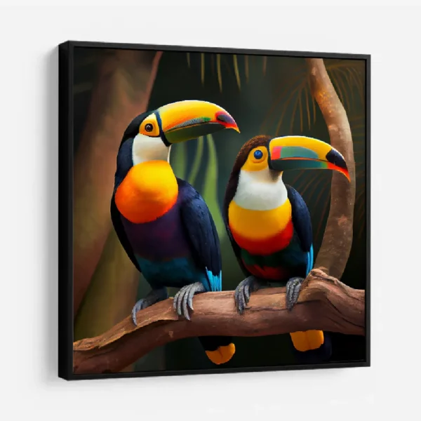 Square Framed Canvas